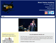 Tablet Screenshot of musicnationacademy.com